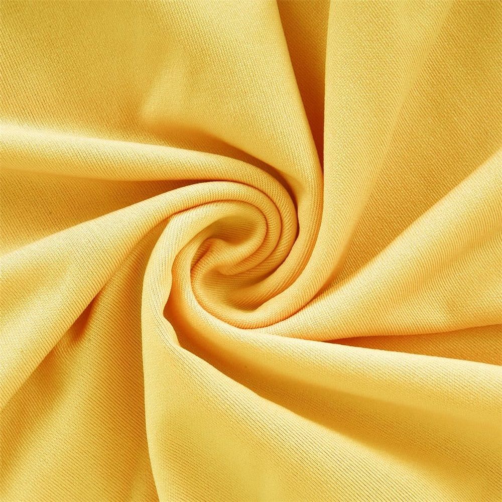 60*110cm Cocktail Spandex Stretch Round Tablecloth Table Cover for Wedding Party Decoration (Yellow)