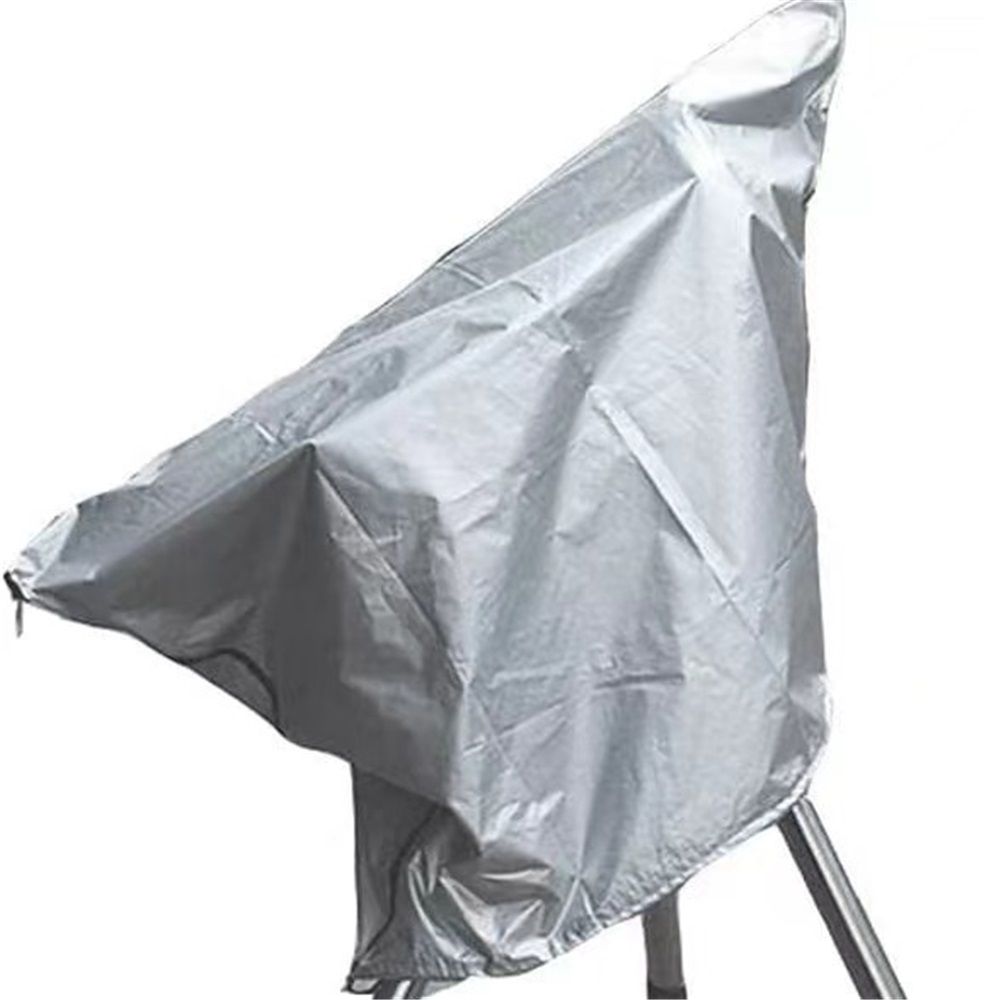 Telescope Cover Outdoor Sun Protective Dust-Proof Astronomical Telescope Cover with Adjustable Drawstring - Silver（420D 100*75cm）