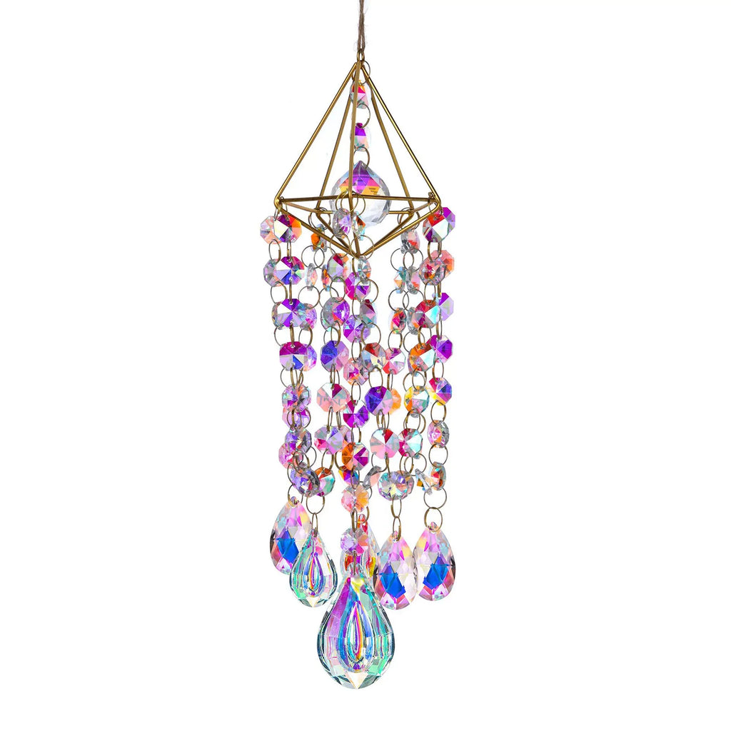 Rainbow Manufacturing for Window Hanging, Rainbow Maker   Indoor Window Glass Wind Chimes Home Garden Decor, Purple