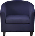 2-piece chair cover, telescopic chair cover, soft armrest chair cover, detachable furniture protector, living room armrest chair cover, navy blue