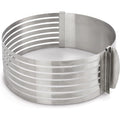 Cake Leveler Slicer, Adjustable Round Cake Rings, Cake cutter  Stainless Steel Cake Slicing Accessories, 6 inch