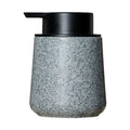 Liquid Soap Dispenser with Easy-to-Press Pump, 250ML  Refillable Hand Soap Dispenser with Extended Spout for Bathroom Kitchen Dish Lotion, Modern Stone Texture (Marble pattern - dark gray)