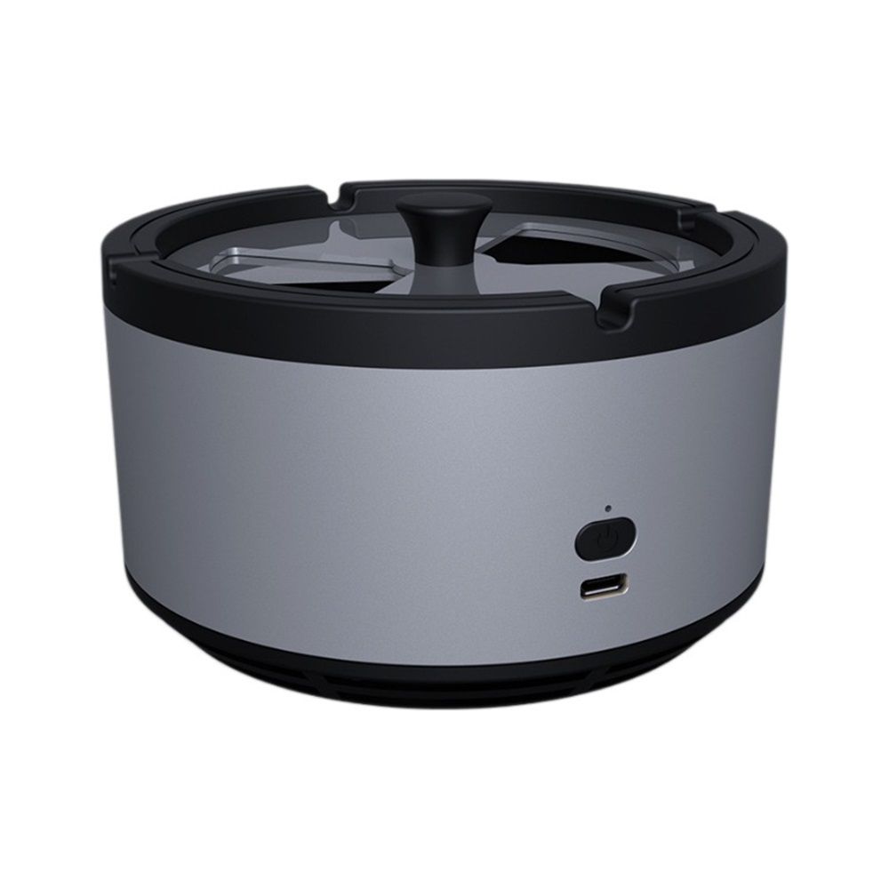 Air purifier, car room, office, chess and card room, second-hand smoke removal, ashtray purification(Grey)