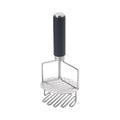 Stainless Steel Potato Masher, Double-Layer Design for Easy Mashing, Perfect for Potatoes, Avocado & Ground Beef, Durable Meat Smasher & Hamburger Tool（TPR handle）