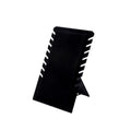 2Pcs Multiple Pendant Necklace Display Stand Jewelry Organizer Rack for Chains and Pendants Elegant Desktop Jewelry Showcase （ flat top black）