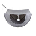 Cat cage hammock with ball, adjustable soft pet bed set for hanging, suitable for cats, ferrets, puppies, rabbits or small pets, indoor pets, suitable for all seasons（grey S）