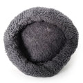 Warm Guinea Pig Bed,  Outer Inner Diameter Hamster Beds with Plush, Machine Washable Small Pet Hideout, Cozy Carrier Cage Accessories for Small Dwarf Rabbits Hedgehog Squirrel Ferret（grey）