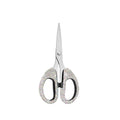 2pcs Glittering scissors - stainless steel cute white scissors sharp blade Paper Cuttings tool, suitable for school, family and handicraft