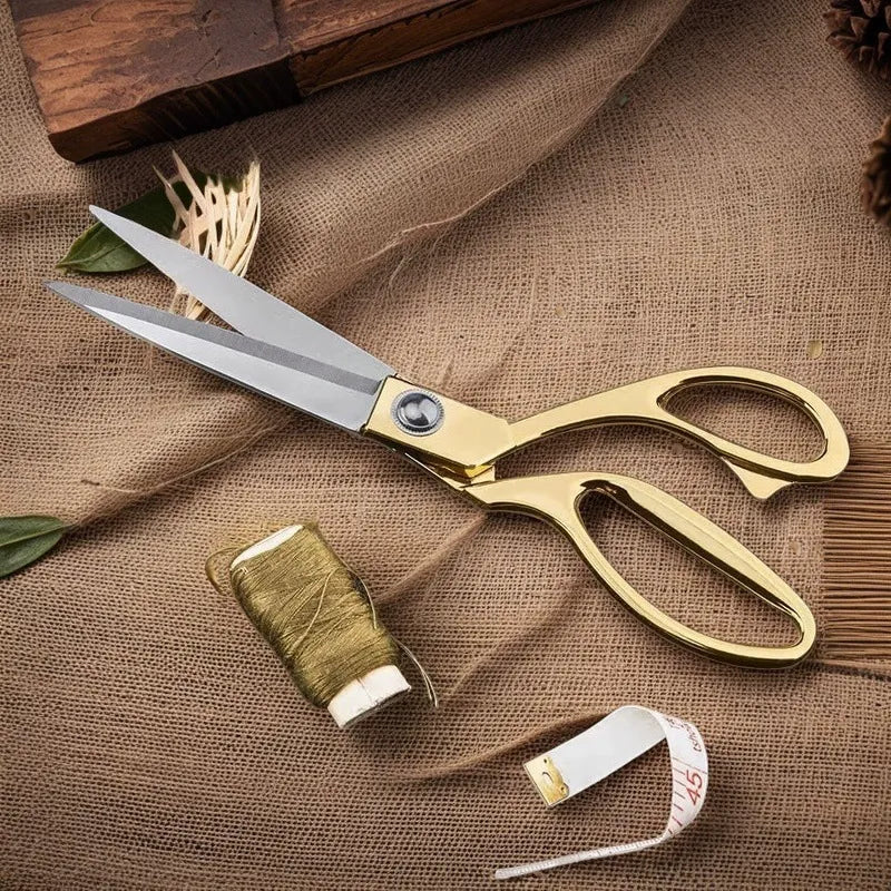 Tailor Scissors, Heavy duty Sewing Scissors Stainless Steel Fabric Scissors Leather Comfortable Gripping Scissors Professional Ultra Sharp Fabric Tailor Scissors 8.5 inches