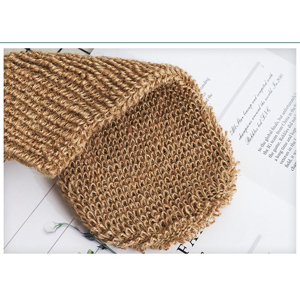 Jute Bath Gloves for Skin Exfoliation, Washcloth for Body Scrub and Cleansing - Good for Men and Women - Set of 4 Wash Mittens