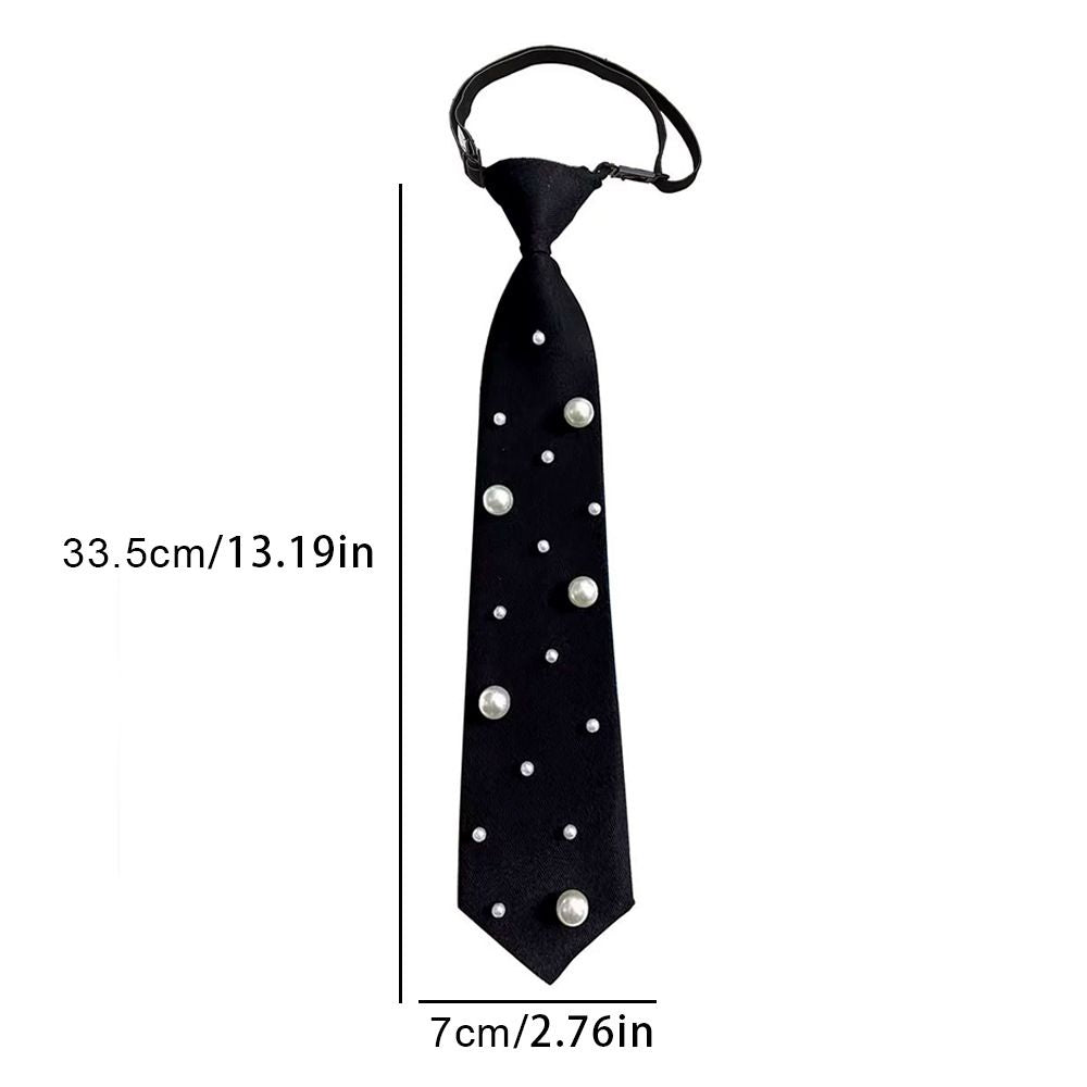 Black pre tied tie paired with adjustable unified tie, elegant tie suitable for parties, dances, and banquet dates（black）