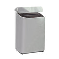 Washing Machine Cover Thickening Double-Side Silver Coated Fabric Waterproof Sunscreen Dust-Proof Cover（L）