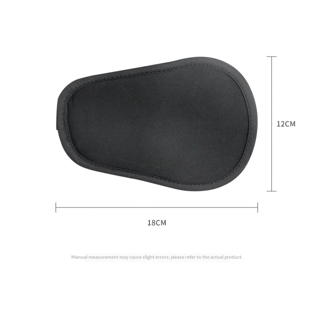 two sets 3 Pieces Shoulder Crotch Pad Compatible with Car Seat Stroller High Chair, Harness & Strap Comfort Cushion （black）