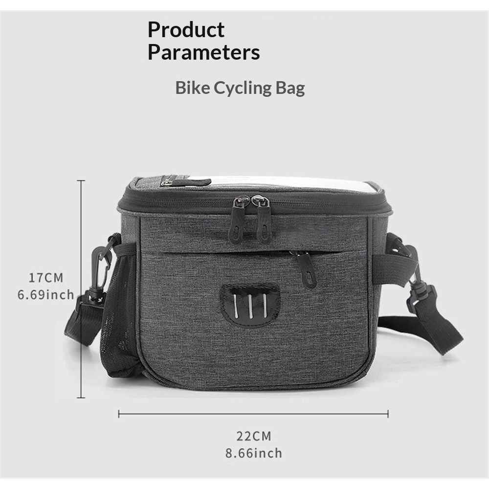 Bike Frame Bag Bicycle Handlebar Bag Bicycle Bag Bike Front Tube Bag Bike  Bag Bike Baskets Bag with Reflective Stripe