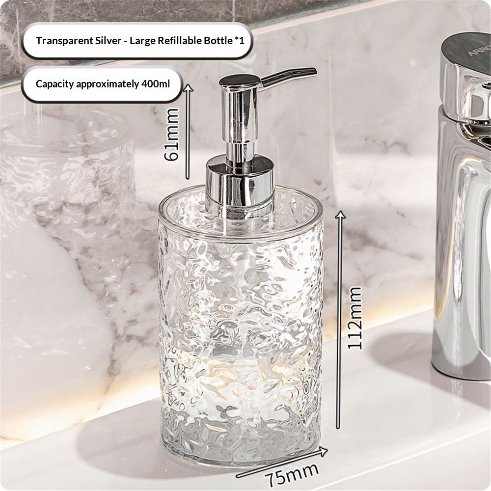 Multifunctional Liquid Soap Foaming Pump Dispenser Bottle Refillable Hand Soap Container for Home Travel and Gym Use 400ML rotundity
