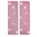 4 pieces of car seat belt covers - women's seat belt shoulder pads, car seat belt shoulder protection glitter powder