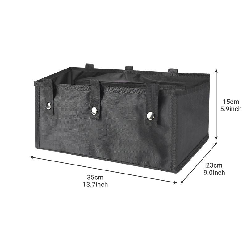 Under Seat Rollator Bag, Large Size Rollator Basket, Under Seat Bag or Tote for Four Wheel Rollator, Walker Underseat Replacement Medical Basket (Black 35*23*15cm）