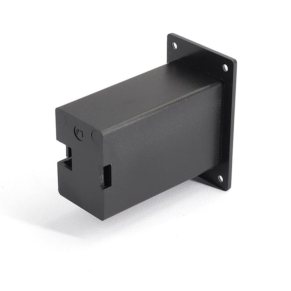 2 Set Black Guitar Pickup Battery Box,Battery Guitar Case,Acoustic Guitar Pickup Parts,Case Holder Replacement ,Pickup Shell Cover Installed on Guitar Bass with 9V Battery Box (only Battery Boxs)
