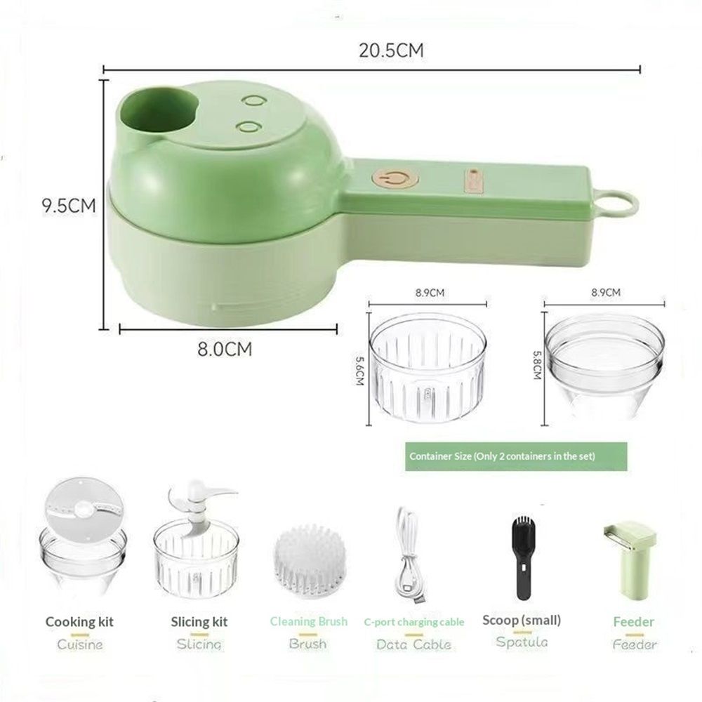 Portable handheld electric vegetable cutting machine,Electric Vegetable Cutter, multi-functional vegetable and fruit electric cutting and shredding machine,choppers