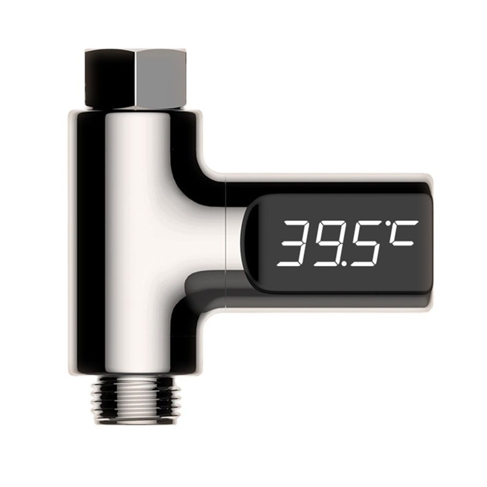 Instant-Read Shower Thermometer LED Digital Display Fahrenheit/Centigrade Baby Bath Water Light for Home Bathroom Kitchen