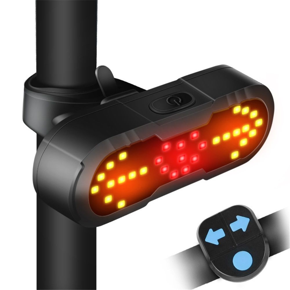 Bike Tail Light with Turn Signals USB Rechargeable Bike Turn Signals Ultra Bright LED Turn Signals for Bicycle