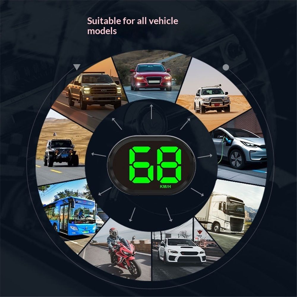 GPS Digital Speedometer for Car KM, USB Connect Plug and Play for Car Truck Motor SUV All Vehicles, Automatic Brightness Adjustment,Large Font Display