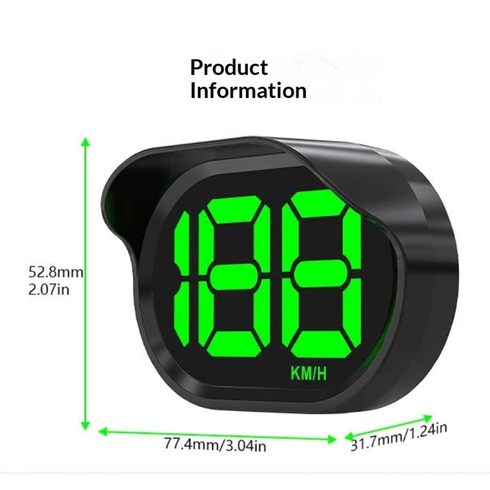 GPS Digital Speedometer for Car KM, USB Connect Plug and Play for Car Truck Motor SUV All Vehicles, Automatic Brightness Adjustment,Large Font Display
