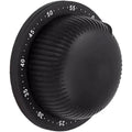 Kitchen Timer, Mechanical 1-Hour Kitchen Timer, Stainless Steel Countdown Timer, Long Ring, Magnetic Kitchen Timer Clock for Cooking - black