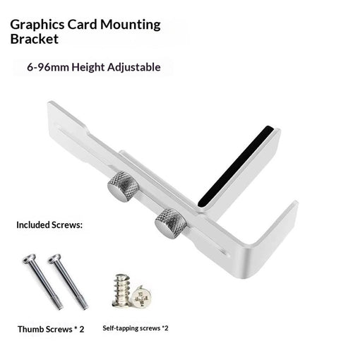2Pcs Support Bracket, Adjustable Bracket Graphics Card Support, Bracket Fan Mounting Adjustable Graphics Card Sag Bracket Video Card Stand Holder