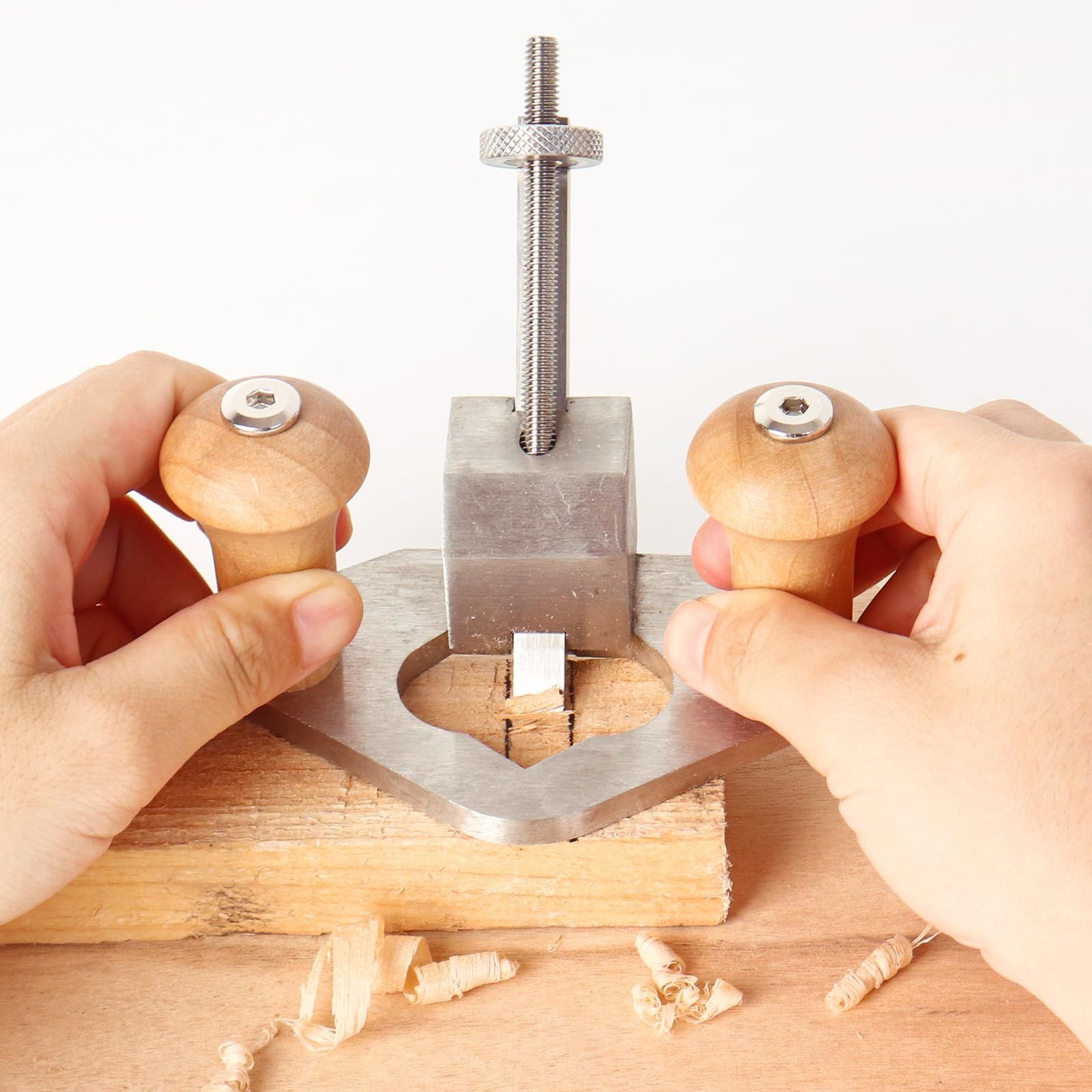 Handheld Woodworking Tool - Adjustable Blade Hand Wood Planer, High Configuration Hand Planer for Woodworking DIY Carpentry Industry