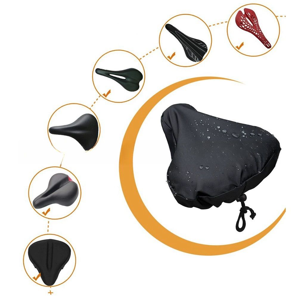 4 pack Waterproof Seat Bicycle Covers for Multiple Bicycles and E-Bikes Heavy Duty Rain Cover Durable Outdoor Protection Unisex Bicycle Seat Cushion Protectors