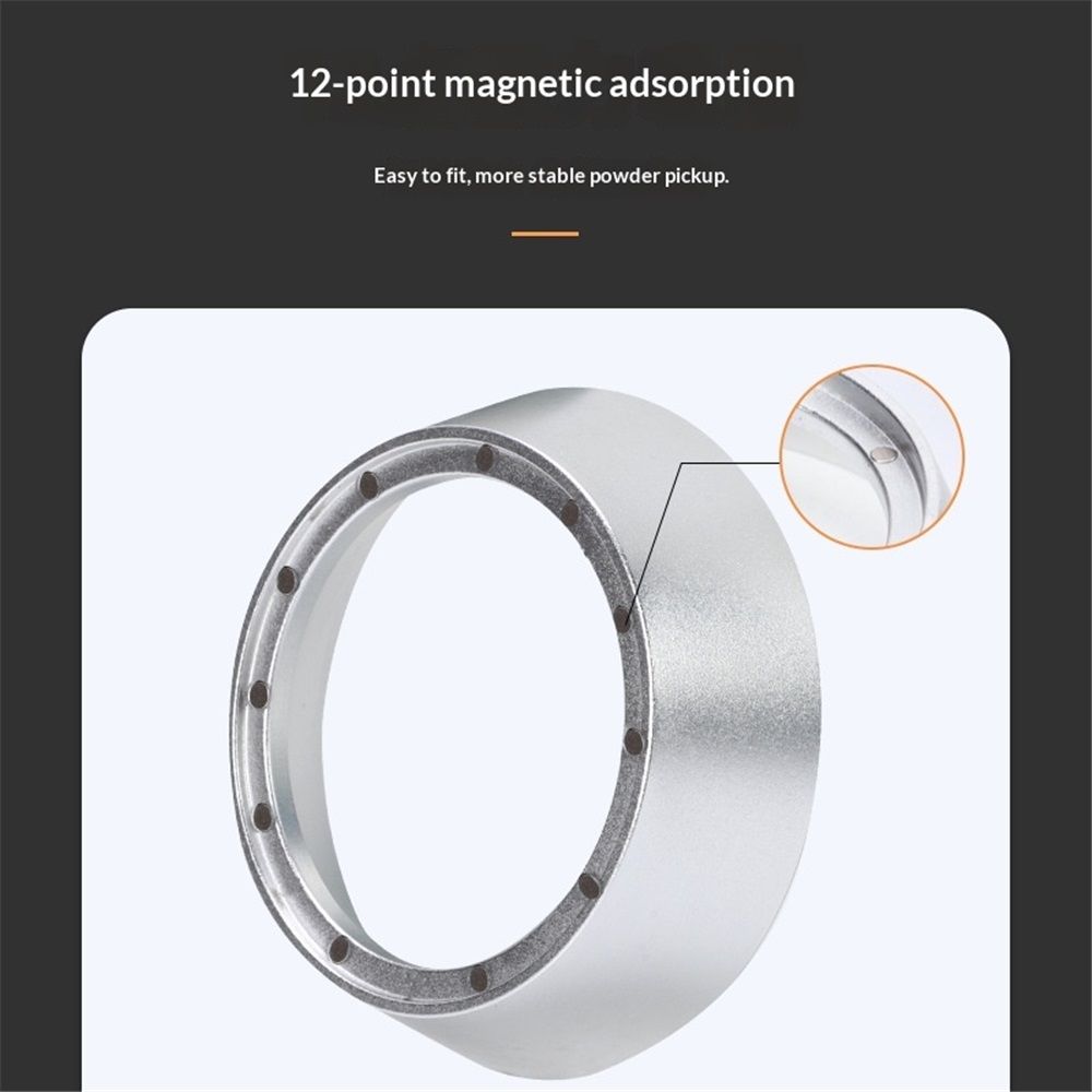Aluminum alloy Espresso Dosing Funnel Compatible with 51mm | Silver, Lightweight Aluminum alloy Espresso Dosing Funnel