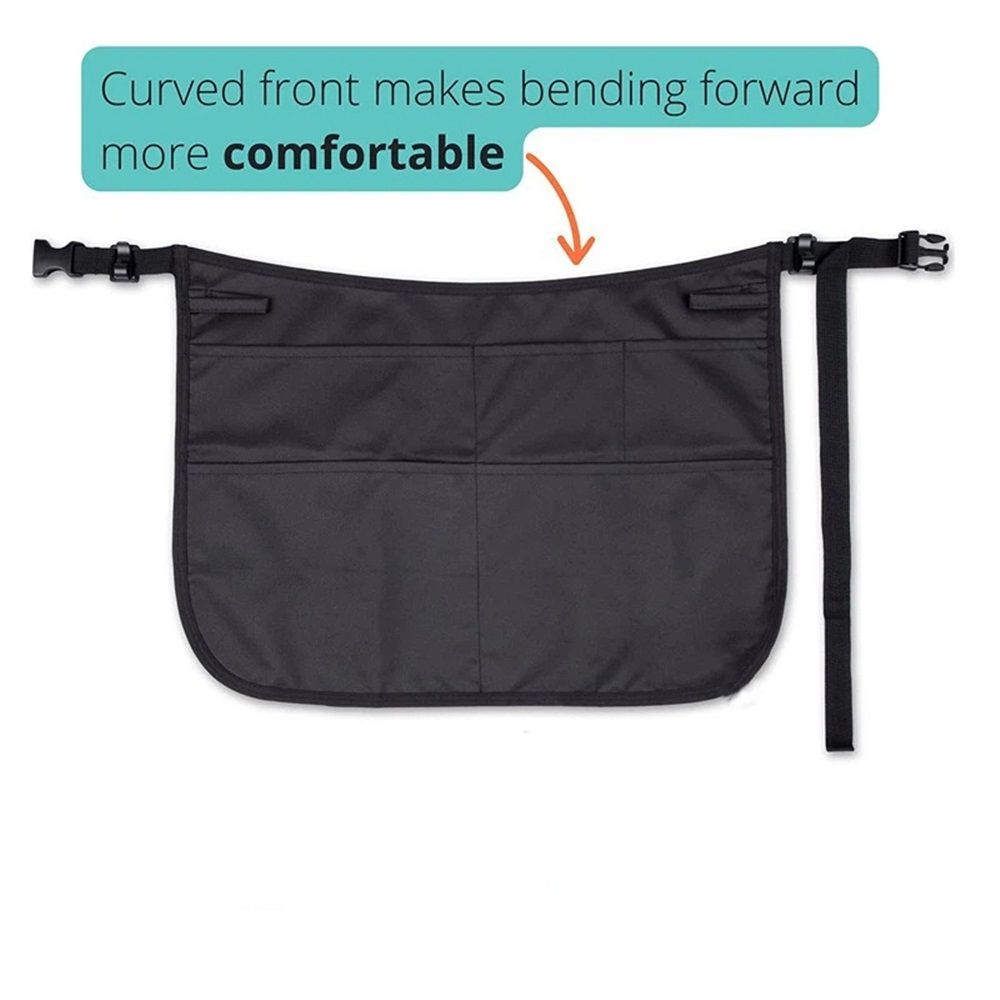 5-Pocket Waterproof Professional Cleaning Apron. Made for Pro Cleaners. Like a Cleaning Caddy Around Your Waist（only bag）