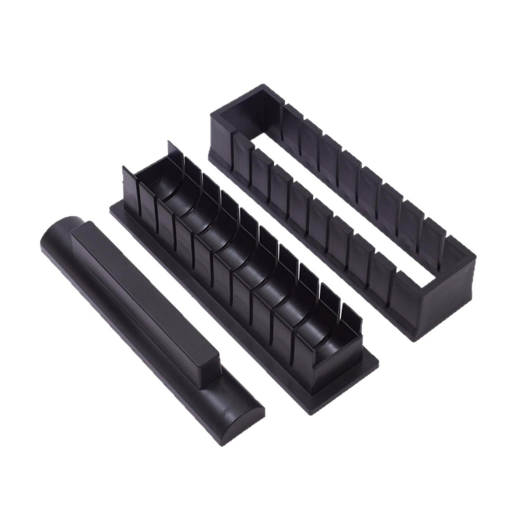 Sushi Maker, Sushi DIY Mold Set - Easy Sushi Making Kit, Help to Make Round Shaped Sushi, Easy Sushi Making Kit（black）