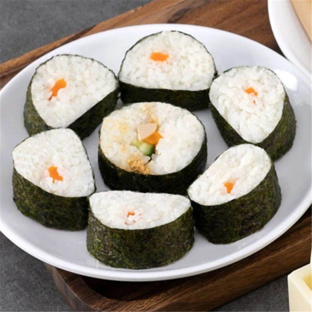 Sushi Maker, Sushi DIY Mold Set - Easy Sushi Making Kit, Help to Make Round Shaped Sushi, Easy Sushi Making Kit（black）