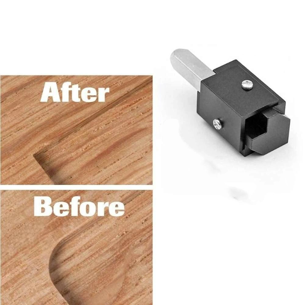 2 pack Corner Chisel Woodworking Mortise Tool, Door Hinge Recess Squaring Corner Chisel, Easily Square Up Rounded Corners, Precise Cut Door Strike Plate Tool