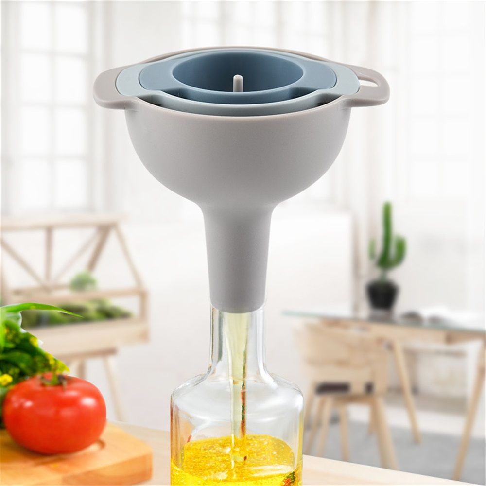 Kitchen Funnels for Filling Bottles,Funnels Set of 4,Oil Funnel,Tough and not Easily Deformed,Suitable for All Kinds of Solid Food and Liquid