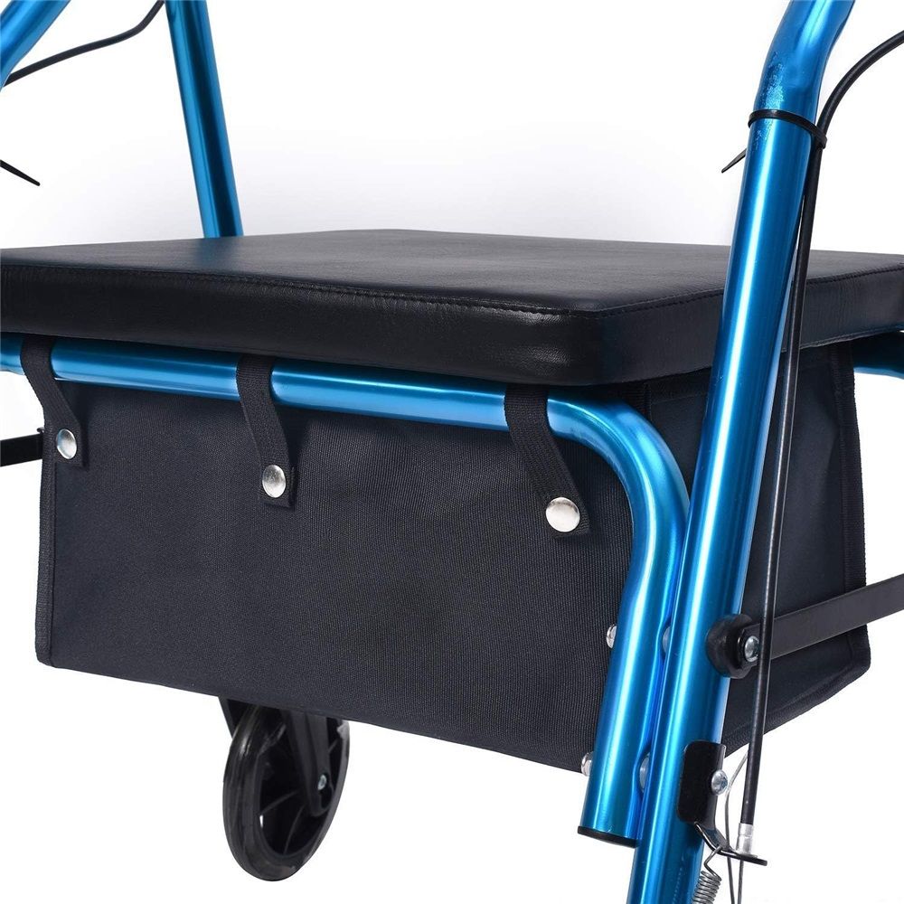 2 pack Large Rollator Walker Basket, Under Seat Rollator Bag, Walker Basket for Four Wheel Rollator, Reusable Basket Carry Insert for Women Men Seniors