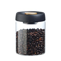 Coffee Bean Storage Container Airtight, Lid Sealed with Press-Down Vacuum, Borosilicate Glass Coffee Canister, Food Storage, Coffee Bar for Ground Coffee, Tea, Beans, Spices（1200ml）