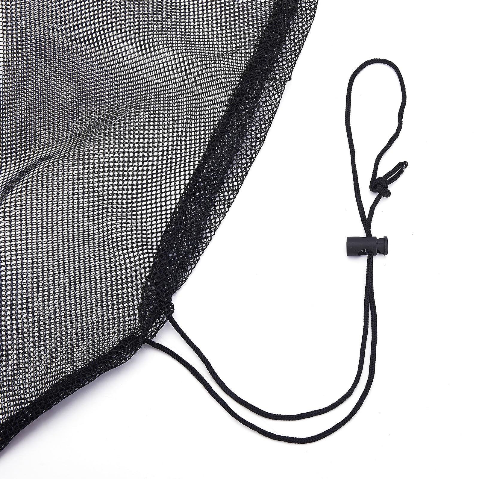 Mesh Cover for Rain Barrels,4 pcs Rain Barrels Screen Water Bucket Covers with Drawstring,Rain Barrel Net Cover to Keep Leaves and Debris Out Rain Collection（95cm）
