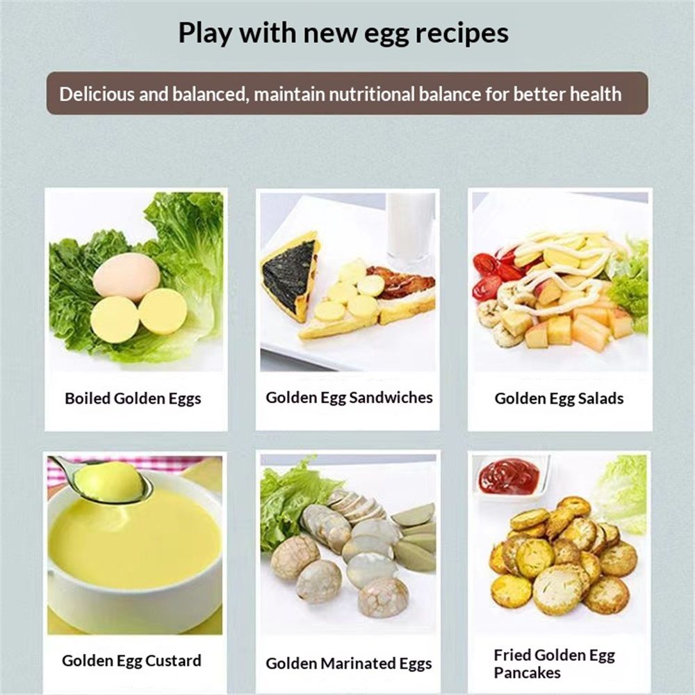 Egg Scrambler Shaker, Egg Spinner for Boiled Golden Eggs, Hand Crank Manual Egg Yolk White Mixer with Pulling Rope，Whisk Hand Powered Golden Egg Mak