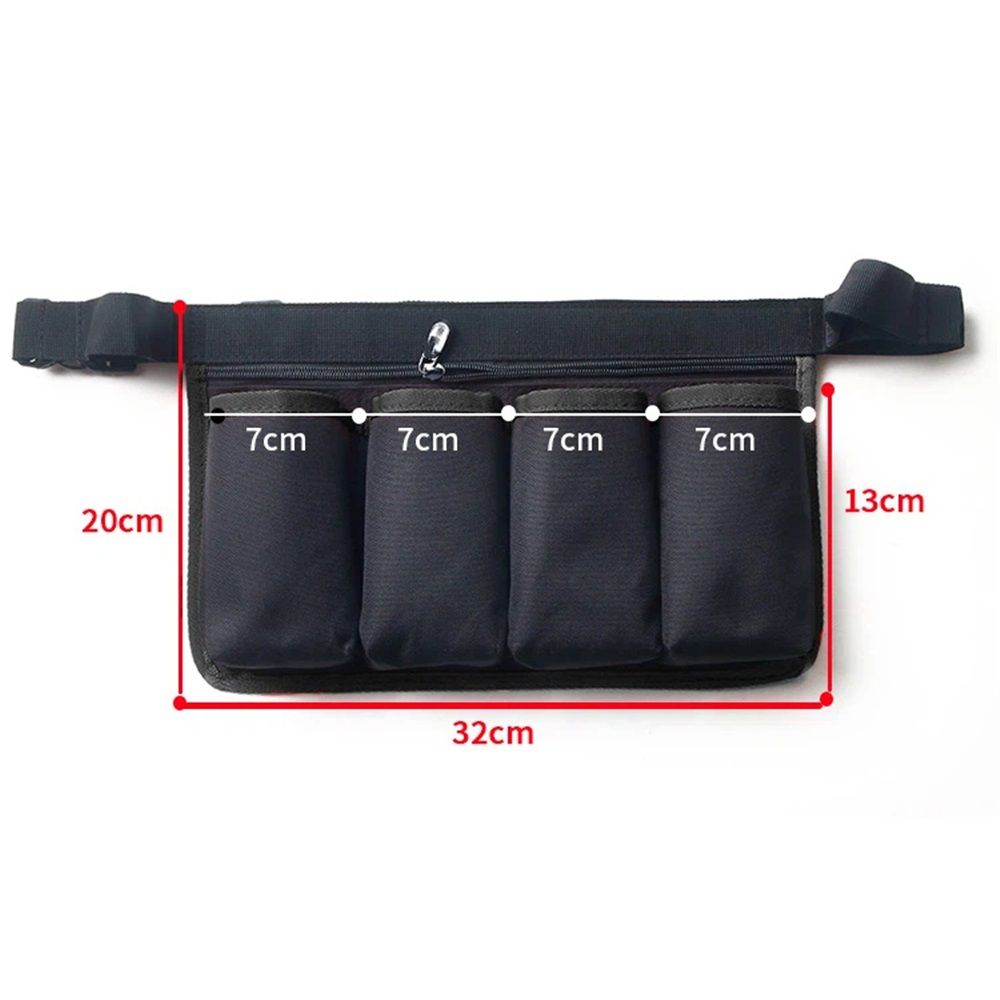 Tool Pouch, Waist Tools Bag Belt, Bottle Holster, Heavy Duty Working Tool Apron for Janitorial, Custodial, Housekeeping, Cleaning