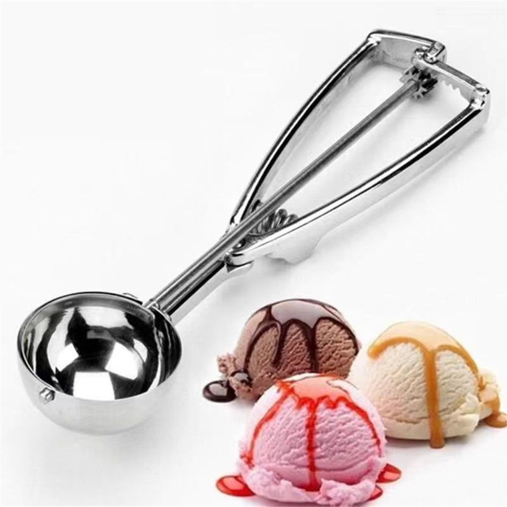 Stainless Steel Scoop, 50MM Diameter , Silver, Cupcake Muffin Batter Dispenser, Ice Cream Cupcake Muffin Scoop
