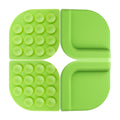 2 set Silicone Non-Slip Feet for Cutting board, Preventing Cutting Injuries in the Kitchen Chopping Boards Feet for Kitchen Safe, Warm Gifts for Kitchen & Home Protector (Green)