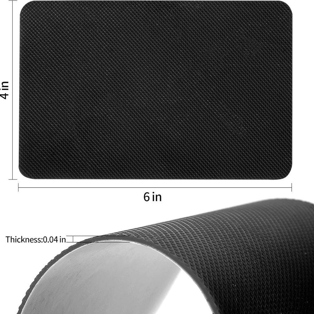 3 Pairs Black Shoe Sole Protector,Anti Slip Shoe Grips on Bottom of Shoes - Bottom Protector - Sole Guard - Non-Slip Shoe Pads for High Heels (6"x4")