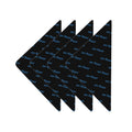16x Rug Tape Non Slip Gripper Reusable Carpet Pads Hardwood Tiles Black