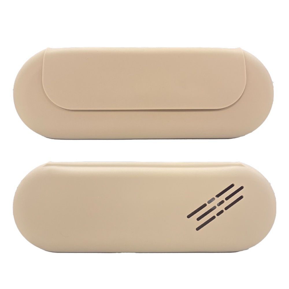 2 pack 2 IN 1 Silicone Makeup Brush Holder with Beauty Make Up Sponge Holder Case：Soft Portable Cosmetic Face Brushes Holder with Upgrade Anti-Fall Out Closure