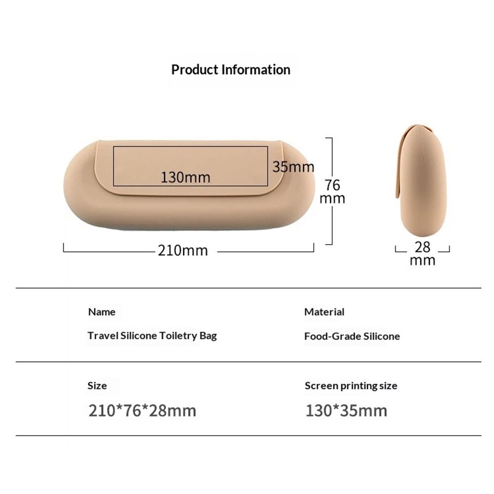 2 pack 2 IN 1 Silicone Makeup Brush Holder with Beauty Make Up Sponge Holder Case：Soft Portable Cosmetic Face Brushes Holder with Upgrade Anti-Fall Out Closure