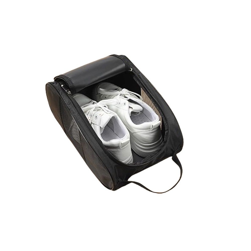2 Pcs Smell Proof Shoe Bags for Travel Cleat Bags for Sports  Layer Cleat Bag Foldable Travel Organizer with Handle Zipper Golf Soccer Pouch for Multiple Shoes（only 2 bags）