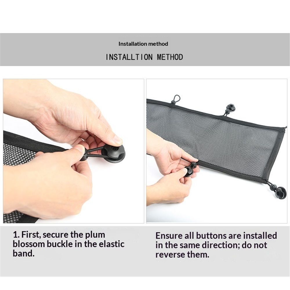 Under Desk Cable Management Net – Flexible Wire Organizer – Elastic Mesh Kit for Standing & Office Desks – Adhesive Positioning and Screw Lock Black